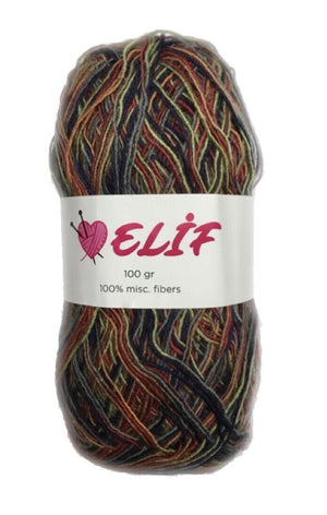 1x Elif 100% Acrylic 100g Super Fine Crochet and Knitting Yarn