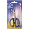 1x Stainless Steel Soft Grip Fine 4” Embroidery Scissor Micro Serrated Blade