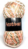 1x Festival 100g 100% Acrylic Chunky Crochet and Knitting Yarn