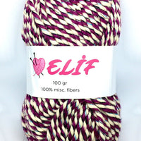 1x Elif 100% Acrylic Super Chunky Shimmer Crochet and Knitting Yarn