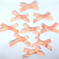 25x Handmade Satin 50mm x 30mm Ribbon Bow for Crafting