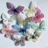 10x Vibrant Colour Butterfly Embroidered Sew-On Glue-On Appliqué Patch