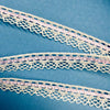 4x Meters 18mm Crochet Like Polyester Lace Trim with Lilac Ribbon