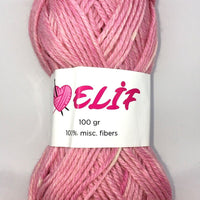 1x Elif 100% Acrylic 100g Medium Crochet and Knitting Yarn