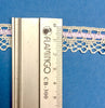 4x Meters 18mm Crochet Like Polyester Lace Trim with Lilac Ribbon