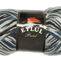 1x Eylul Print Light Crochet and Knitting Yarn 100g