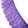 1x Yard Silky Fringing Tassel Trim 90mm Width With Golden Bead Embellishments