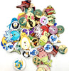 50 pcs Ocean Creatures Theme Wood Buttons for Sewing and Craft Embellishment