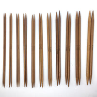 22x Pairs 11x Size Carbonised Bamboo Double Ended Mini Knitting Needles